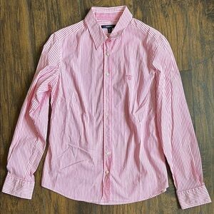 Gant pink and white Casual Button Down Shirt women’s (P12)